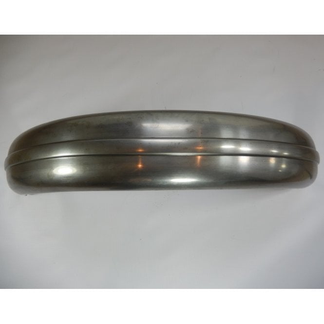 Classic Motorcycle Flat Ribbed Rear Mudguard 6" Wide Made in UK