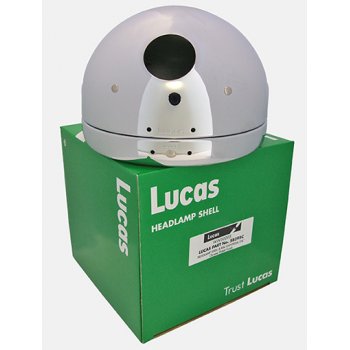 Lucas Classic Motorcycle Chrome Headlamp Shell and Rim 5 3/4