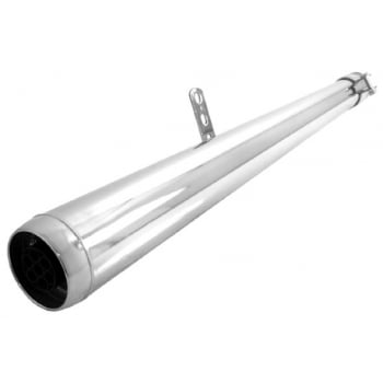 Classic Motorcycle Silencer Universal (Dunstall Type) 27" Universal Pipe Diameter Fitting