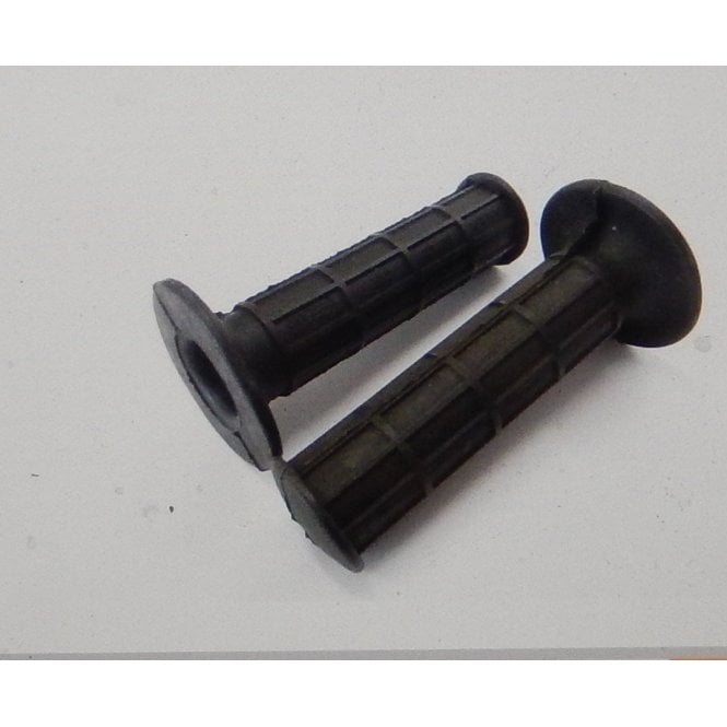 Classic Motorcycle Super Doherty Type Handlebar Grips Ribbed Type For 7/8" Bars Sold as a Pair