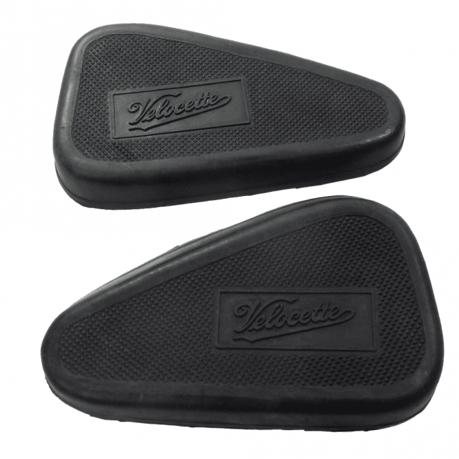 Velocette Classic Motorcycle Fuel Tank Knee Grips Sold as a Pair With Logo