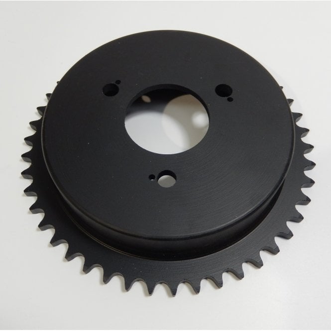 Velocette Classic Motorcycle Rear Wheel Sprocket 46 Teeth Black Powder Coated