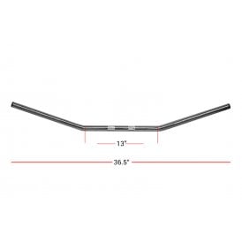 Classic Motorcycle Vincent Style Handle Bars Chrome 7/8" Diameter 36.5" Wide Made in UK