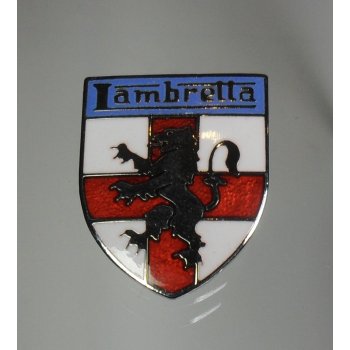 Classic Scooter Lambretta Enamel Pin Badge Made in UK 22mm x 27mm