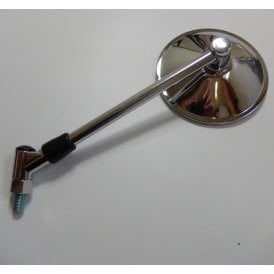 Classic Suzuki Chrome Mirror Fits Left or Right Hand E Stamped Mirror