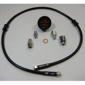 Classic Triumph / BSA Oil Pressure Gauge Kit Includes Gauge 0-100PSI, Pipe & All Fittings