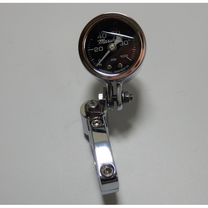 Classic Triumph / BSA Oil Pressure Gauge Kit Includes Gauge 0-100PSI, Pipe & All Fittings