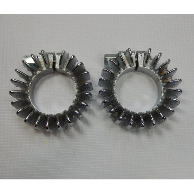 Triumph Classic T90, T100 Exhaust Clamps (Pair) With CEI Bolt 1 5/8