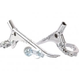 Clutch & Brake Levers For 1" Handlebars Straight Blade With Adjusters Made in England