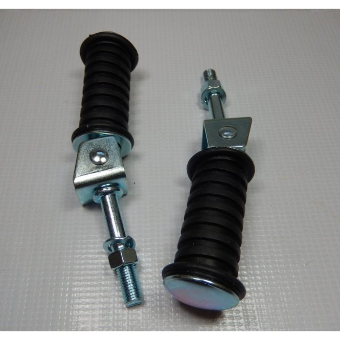 Yamaha Early Honda / YA-3 Passenger Footrest (Pair) 10mm Long Mounting Bolts