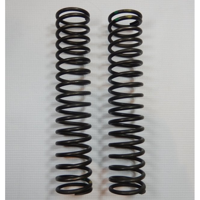 Triumph Early Yellow-Green Fork Springs Sold in Pairs Made in UK OEM No 97-1892