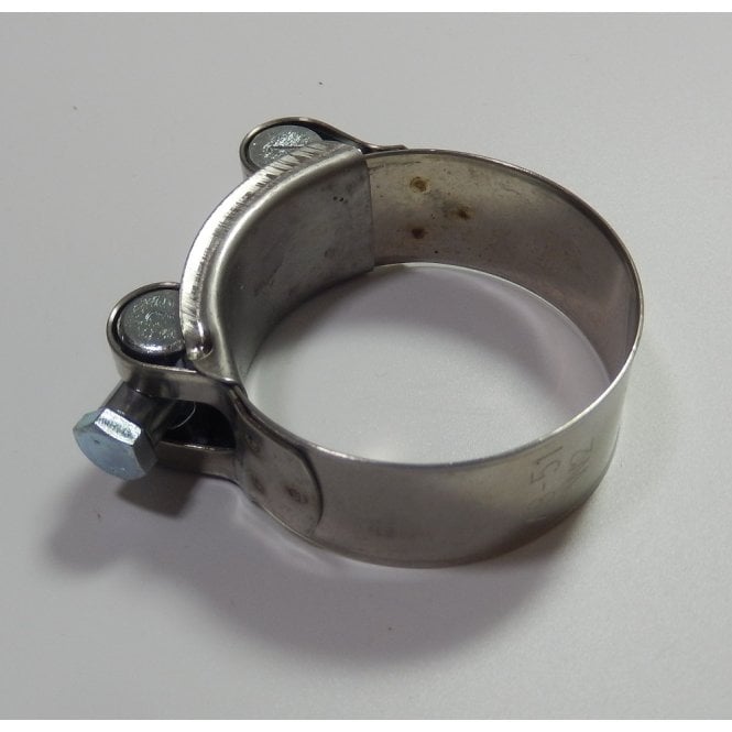 Exhaust Banjo Clamp 48-51mm 1 7/8"- 2" Stainless Steel