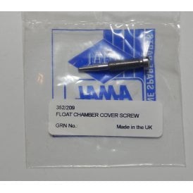 Genuine AMAL Float Chamber Cover Screw Made in England