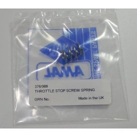 Genuine AMAL Throttle Stop Screw Spring 376 / 389 Carburettors Made in UK