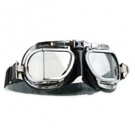 Genuine Halcyon Mark 8 Classic Deluxe Goggles Brown Leather Made in England
