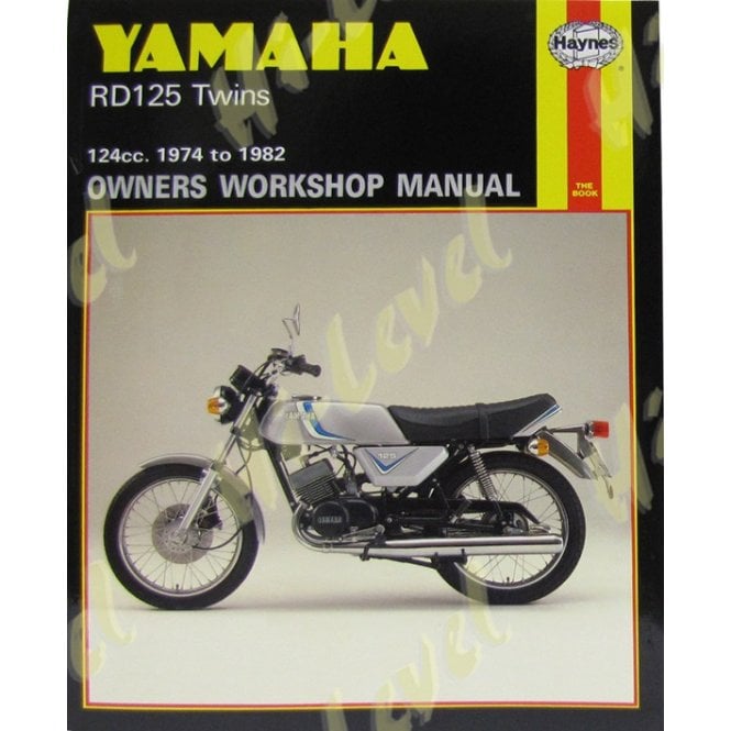 Haynes Genuine Manual Yamaha RD125DX Twin 1974 -82