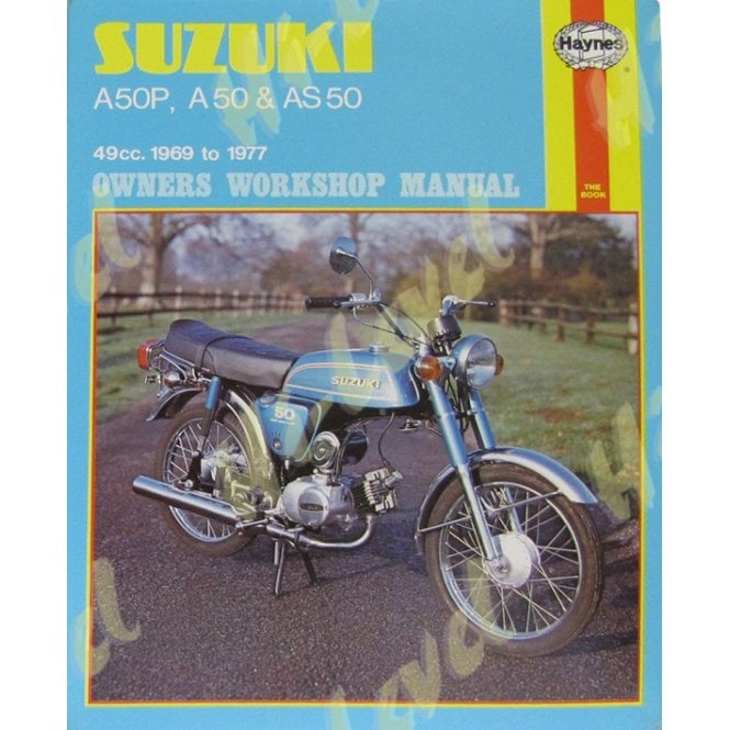 Haynes Genuine Manual Suzuki AP50, A50 & AS50 1969-77