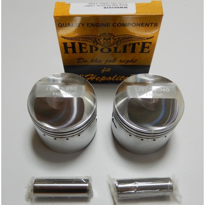 Hepolite Genuine Piston Set T100 500cc 69mm Bore +040