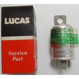 Genuine Joseph Lucas 38706AW Replacement Flasher Unit 12V 3 Pin New Old Stock