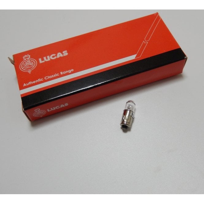 Lucas Genuine 12v 1.2W Warning Light Bulb BA7S MCC For Classic Motorcycle