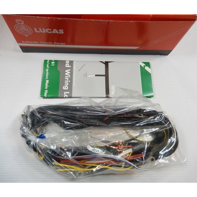 Lucas Genuine Braided Wiring Harness for BSA C10, C11 Made in UK No LU B1