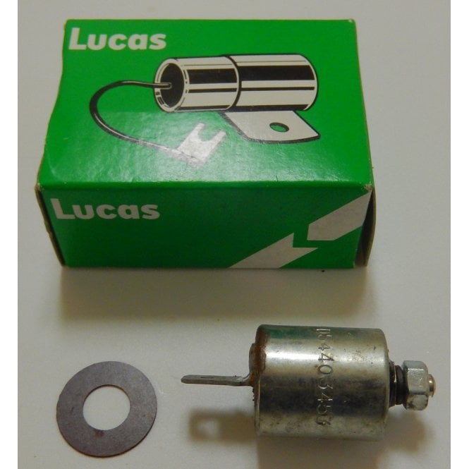 Lucas Genuine Condenser DCB118C Fits BSA, Norton, Triumph New Old Stock Made in England