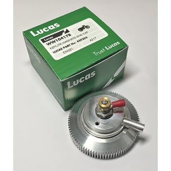 Lucas Genuine Magneto End Cap K2FC/FR with Breather Supplied with Brushes
