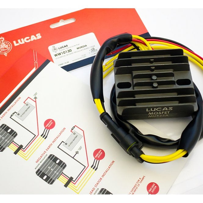 Genuine Lucas Universal MOSFET 12 Volt Regulator Single & Three Phase