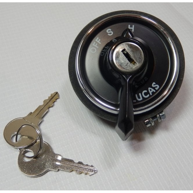 Lucas Genuine PLC5 Ignition Switch for Classic Motorcycle OEM No 34057