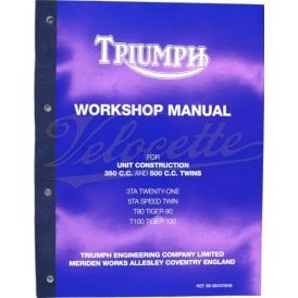 Genuine Triumph Unit 500cc Workshop Manual 1963 Onwards OEM No 99-0948 Made in England