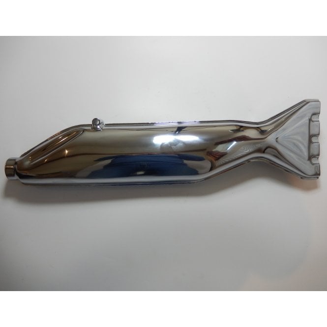 Velocette Genuine Fishtail High-Level Silencer Made in England by Co