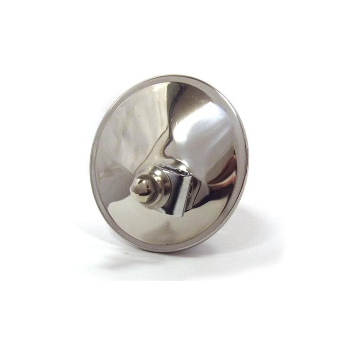 Halcyon BSA / Triumph Replacement Head Mirror for Classic Motorcycle Round Stainless Steel