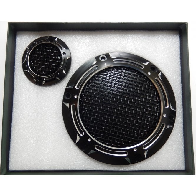 Harley-Davidson 883, XL1200 Custom Engine Side Cover Set Billet Alloy