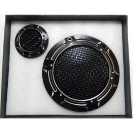 Harley-Davidson 883, XL1200 Custom Engine Side Cover Set Billet Alloy