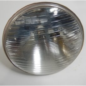 Headlamp Beam Unit 8" for Classic Motorcycle Domed Lense With Bulb Holders