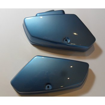 Honda C50, C70, C90 Blue Side Panels (Pair)