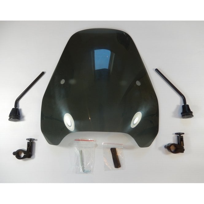 Honda Genuine Airblade Universal Screen Black Smoked Complete With Fixing Kit