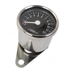 Mechanical Tachometer 1:4 Ratio Stainless Steel Body 0-15,000 RPM
