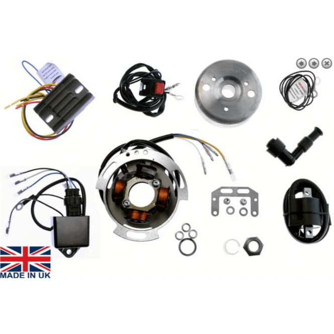 Ignition/Lighting Alternator Kit For BSA B25, B40, C15