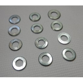 Imperial 7/16" BZP Flat Washers Set of 12 2mm Thickness