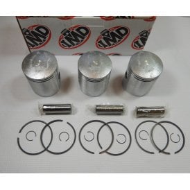Kawasaki H1 KH500 Piston Set 60mm +0.5mm IMD Pistons England Fit Models 1969-76