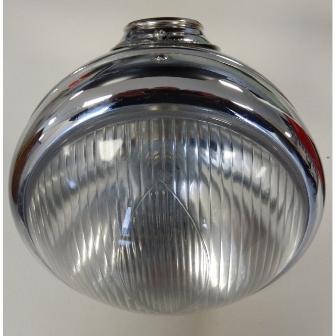 Lucas MU42 Chrome 6.5" Headlamp Beam Unit/Panel/Switch/Ammeter