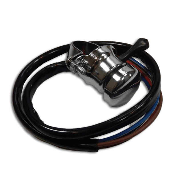 Lucas Replica Chrome Horn / Dip Switch for Classic Motorcycle 1" Bars LU31563