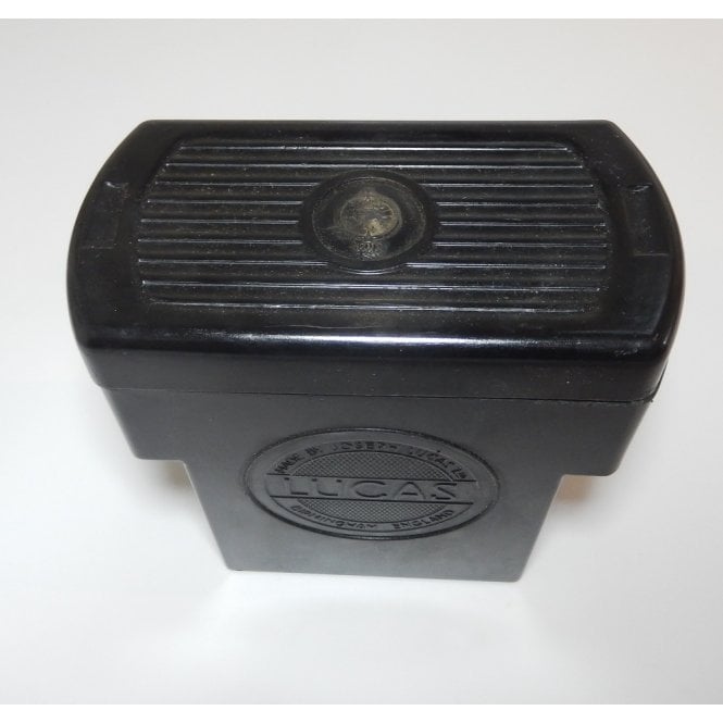 Lucas "T" Shaped Large Battery Box Rigid Construction & 6v Volt Battery Made in England