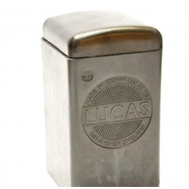 Lucas Type Battery Box (Small type B49-6) Supplied with Black Top
