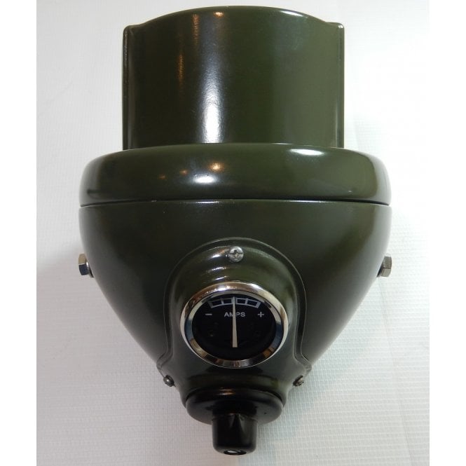 Lucas Type DU42 Military Green Headlamp Complete Assembly Stainless Steel Fixings