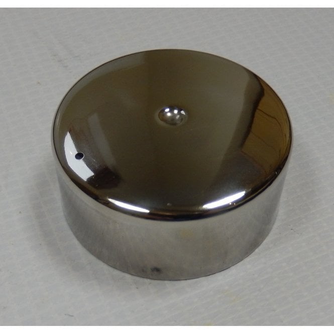 Lucas Type Magneto Points Cover Finished In Polished Stainless Steel UK Made