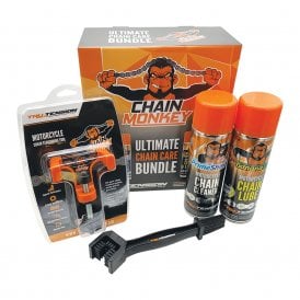 Motorcyle Tension Ultimate Chain Care Bundle & Chain Lubrication