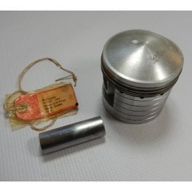 Norton 16H Piston +40 1947 New Old Stock Made by Wellworthy UK & Stamped