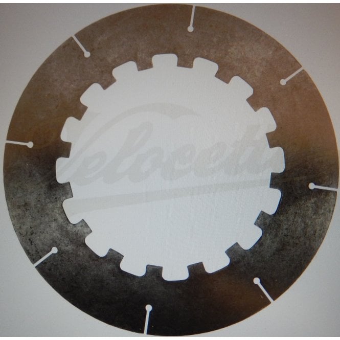 Norton, AMC Steel Clutch Plate 3/8" Slotted Made in England
